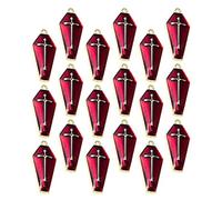 LIFKOME 30 Piezas Colgantes de Joyas Diy Encanto de Cofre con Diseño de Cruz Accesorios Retro para Pulseras y Collares Material para Manualidades