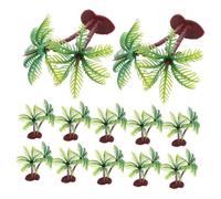 LIFKOME 36 Piezas Miniaturas Artificiales Palmeras Modelo Árboles de Plástico para Diorama Tren Jardín Decoración Paisaje Mesa