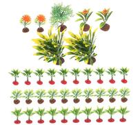 LIFKOME 37 Piezas Mini Árboles Artificiales Decoración DIY para Jardín de Hadas y Dioramas de Plantas Miniatura para Decoración de y Mesas de Arena