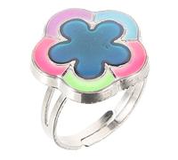 LIFKOME 3Pcs Temperatura Luminosa Joyas Para Ropa Joyería De Moda Timbre Campana Puerta Fidget Joyería Anillos Mujer Anillos Joyería Para Anillos Ajustador Aleación