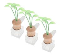 LIFKOME 3piezas Difusor De Perfume Para Auto Clip De Ventilación Para Ambientador Decoración Interior De Coche Botellas Vacías Para Esencial Fácil Instalación