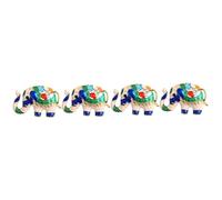 LIFKOME 4 Broches De Elefante De Moda Para Solapa Para Mujer Broche Decorativo Retro Con Diseño De Elefante.