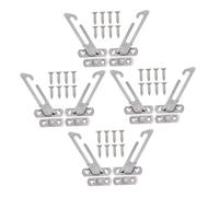 LIFKOME 4 Juegos De Topes Para Ventanas Corredizas Dispositivo De Control De Ventanas Pestillo De Seguridad