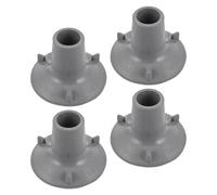 LIFKOME 4 Piezas De Patas Para Riel De Inodoro Silla De Ducha Accesorio Para Riel De Inodoro Patas De Goma Con Ventosa Accesorios Para