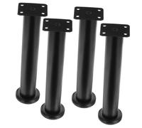 LIFKOME 4 Piezas Patas Regulables para Muebles de Acero Frío Soporte Ajustable para Mesa Cama y Armario Diseño Moderno y Resistente