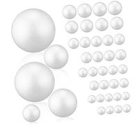 LIFKOME 40 Piezas Bolas de Espuma Decorativas para Manualidades para Bodas y Decoraciones de Fiesta