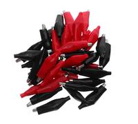 LIFKOME 48 Piezas Pinza De Para Medir Electricidad Clips Eléctricos Aislados Clip Para Loros Aislado De Prueba