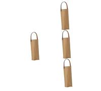 LIFKOME 4piezas Bolsa De Vino Reusable y Lavable Funda De Papel Kraft Ecológica para Botellas De Vino y para y Celebraciones