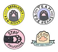 LIFKOME 4piezas Broche De Pata De Gato Broches Decorativos Clip Para Bufandas Chales Ropa y Solapas Accesorios De Moda