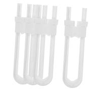 LIFKOME 4piezas Cerraduras De Seguridad Para Gabinetes Cerradura Para Puertas De Armario Cocina U-shape Lock Anti-tamper Design for Cabinets and Drawers