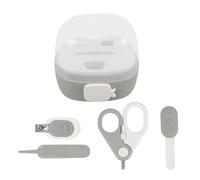 LIFKOME 4piezas Cortaúñas Para Bebés Pequeños De Manicura Con Protector De Seguridad Kit De Pedicura Bonito