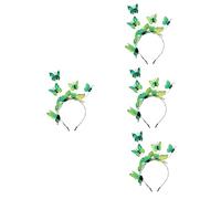 LIFKOME 4piezas Diadema De De Halloween Accesorio De Cabello Para Mujeres Para Fotografía y Disfraces Ligera y