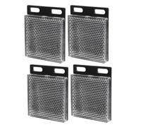 LIFKOME 4piezas Panel Reflector para Sensores Fotoeléctricos Infrarrojos Reflectancia Mejorada Fácil Instalación para Detección de Seguridad Hogar y Vía Pública Modelo Grande