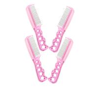 LIFKOME 4piezas Peine De Acero Para Peluca Peine De Peluquería Profesional De Mujer De Acero Para Peluca Para Casa y Peluquería