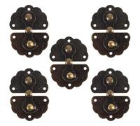 LIFKOME 5 piezas Cierre de Joyería Vintage de Pestillo de Herraje para Caja de Madera Cierre Decorativo para Cofres y Muebles Resistente y Compacto