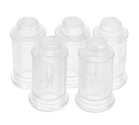 LIFKOME 5 Piezas Niveladoras para Patas de Báscula Electrónica, Soporte para Plato de Pesaje 30 Kg, Almohadillas de Goma Transparentes para Accesorios de Balanza, Uso Industrial