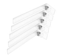 LIFKOME 5 Piezas Organizador Automático de Bebidas con Empujador de Transparente Dispensador de Latas Autopropulsado para Supermercados y Tiendas Espacio y Gestión de Inventarios