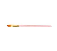LIFKOME 5 Piezas Pinceles Profesionales para Acrílica Acuarela y Óleo con Cerdas de Nylon Kit Ligero para Estudiantes y Artistas Color Rosa