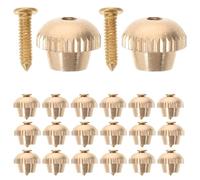 LIFKOME 50 Piezas Cierres Metálicos para Alfileres con Cabeza de Tornillo Accesorios Seguros para Broches Insignias y Manualidades Respaldo Pulido Resistente para Fijación Confiable