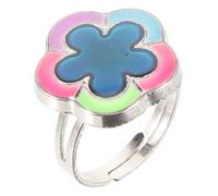LIFKOME 5Pcs Luminosa Temperatura Anillo Mujer Anillos Ajustador Timbre Solar Inteligente Spinner Joyería Para Anillos Anillos De Joyería De Oro Joyería De Moda Sizer Fidget El Anillo