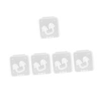 LIFKOME 5piezas Clip Para Natación Tapón Transparente Ergonómico Para Antideslizante y Cómodo De Natación y