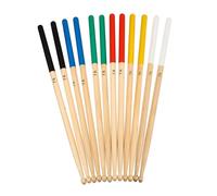 LIFKOME 6 Pares de Baquetas de Percusión de Plástico Superficie Antideslizante y Agarre Cómodo para Práctica Diaria y Uso en Bares