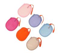 LIFKOME 6 Piezas Bolsa de Malla para Jabón con Doble Acción Espumante Secado Rápido y Diseño Colgante Bolsa para Ducha y Lavado