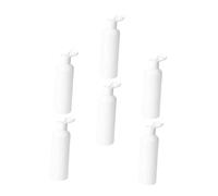 LIFKOME 6 piezas Botellas Vacías Reutilizables para Cosméticos Blancas con Tapa Hermética para Viaje y Almacenamiento Seguro de Líquidos