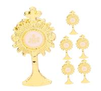 LIFKOME 6 Piezas Broche Religioso Pin De Solapa Orando Pin De Solapa Dorado Broche Broches Decorativos Favores De La Fiesta Cristiana Broche De Oro Amarillo Aleación De Zinc