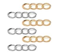 LIFKOME 6 piezas Clips de Metal Ajustadores de Cintura para Pantalones Botones de Aleación Ajustables para Jeans y Faldas Broches Decorativos y Tensores de Cintura Sin Costura