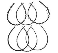 LIFKOME 6 piezas Diademas para Mujer Comb Headband Diseño Simple Antideslizante Cómodas y Ligeras para Uso Diario y Lavado Facial