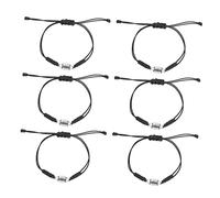 LIFKOME 6 Piezas Pulsera De Fútbol Colgante Pendientes Encantos Rosario Pulseras De Parejas Equipo Chicas Joyas Edad De Adolescencia Pulseras Con Estilo Aleación