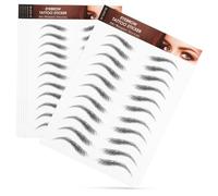 LIFKOME 6hojas Pegatinas Impermeables Para Cejas Tatuajes Temporales Para Cejas Efecto De Pelo Maquillaje De Postizas Para Usar Viajes y Eventos Diarios