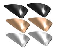 LIFKOME 6piezas Protección De Puntas Para Zapatos De Tacón De Cubierta Metálica Decorativa Para Punteras De Zapatos Accesorios De Reparación De Calzado