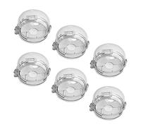 LIFKOME 6piezas Tapa De Seguridad De Gas Protector De Perillas Para Estufas De Gas Plástico Para Seguridad Cocina Protector Encimera De