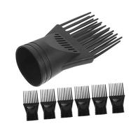 LIFKOME 7 Boquillas Para Secador De Pelo Peine Soplador Cepillo Accesorio Para Secador De Pelo Peine Moldeador Color Negro