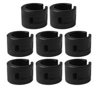 LIFKOME 8 Piezas Anillo Anticolisión de Goma Negra para Bicicleta, 2 Cajas | Protector de Vaina y Horquilla Trasera, Accesorio Práctico, Ligero y Decorativo