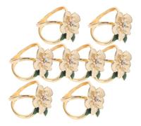 LIFKOME 8 piezas Broches para Pañuelos de Mujer con Diseño Floral de Accesorio Decorativo de Aleación Duradera Sujeta Bufandas y Chales con Estilo para Ocasiones Especiales y Regalos