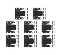 LIFKOME 8 Piezas Conectores para Sofá Seccional Modular Clips Metálicos con Tornillos para Fijación Segura y Antideslizante Kit para Muebles y Sillones