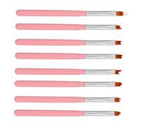 LIFKOME 8 piezas Pinceles para Uñas Profesionales Pinceles de Manicura para Decoración y Pintura Herramientas Ligeras y Duraderas para Arte DIY Uñas Acrílicas y Gel para Diseño de