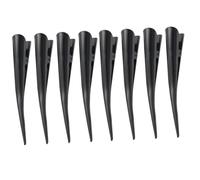 LIFKOME 8 Pinzas Metálicas Pelo sin Costuras Resorte de Alta Elasticidad, Diseño Negro para Peinado Profesional y Secado en Salón