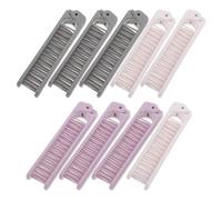 LIFKOME 9 Piezas Peine de Viaje Plegable de Peine Portátil Compacto Diseño de Dientes Anchos para Peinado Diario para Artículos Esenciales de Viaje