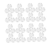 LIFKOME 90 Piezas Transparent Beaded Chain Stoppers For Vertical Blinds Plastic Limit Buckles For Roller Blind Repair Accessories with Holes Secure Chain Holder and Stable Vertical Beads