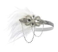 LIFKOME Accesorio De Diadema Con Cristales De Tocado Vintage Para Mujeres Para Disfraces Locos