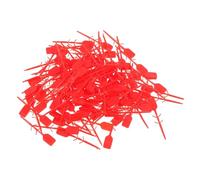 LIFKOME Accesorio de seguridad contra incendios 1000 precintos de plástico rojo para extintores de agua y químicos secos con etiquetas e insertos para control y auditoría