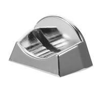 LIFKOME Accesorio Pieza de Repuesto de Metal de Ranura para Monedas Semicircular para Reparación y Mantenimiento para Máquinas Expendedoras en Vending Industrial
