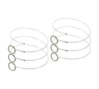 LIFKOME Accesorios 6 Piezas Anillo Acero del Ocular Suministros reparación Relojes Alambre fijación Lupa anteojos Alambre Refuerzo Lupa Titular la Lupa Mirar Alambre Hierro Acortar