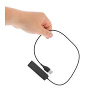 LIFKOME Adaptador de Cable Telefónico Rj9 a Conector USB Hembra de Plástico para Auriculares con Micrófono, Compacto y Adecuado para Trabajar Desde Casa o Viajar