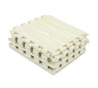 LIFKOME Alfombra de Juego de Espuma para Bebés, Baldosas Eva Diseño Madera, 30x30x1 Cm, 10 Piezas para Suelo Seguro, Tapete Multifuncional para Gatear en Sala y Dormitorio