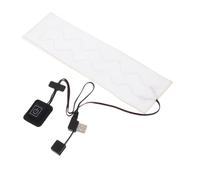 LIFKOME Almohadilla Térmica Para Pañuelo Carga Usb Calentador Eléctrico De Bufanda De Fibra De Carbono Tres De Temperatura Ajuste Rápido Para Invierno Uso En Bufandas y Ropa
